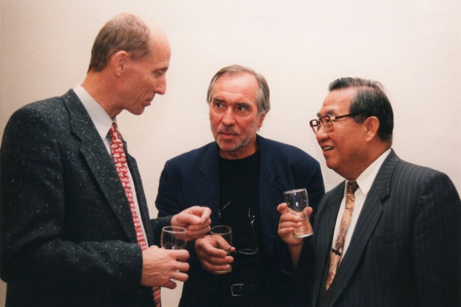 zleva: Milan Šimonovský, Pavel Liška, ?; foto: Anna Pecková